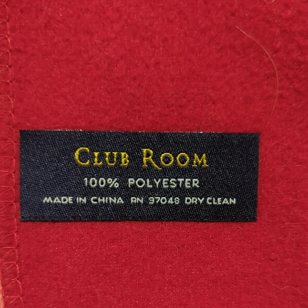 Club Room Rich Red Scarf